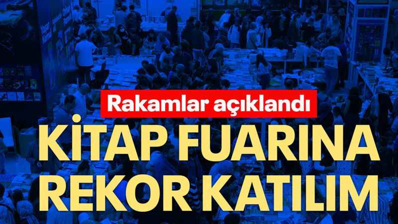 Kitap fuarına rekor katılım